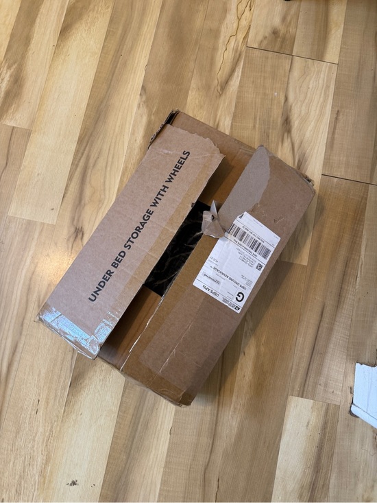 Other - Under Bed Storage with Wheels - Brown Cardboard new